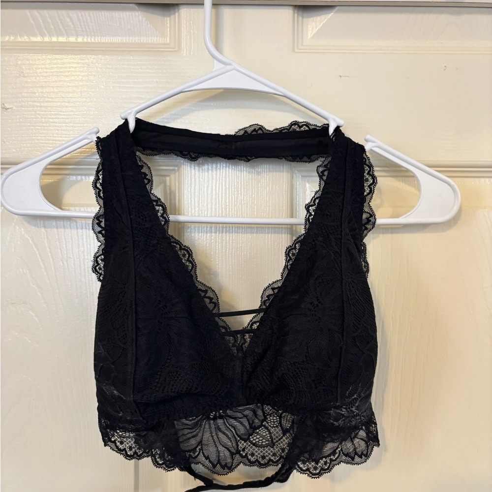 Elegant Black Lace Bralette